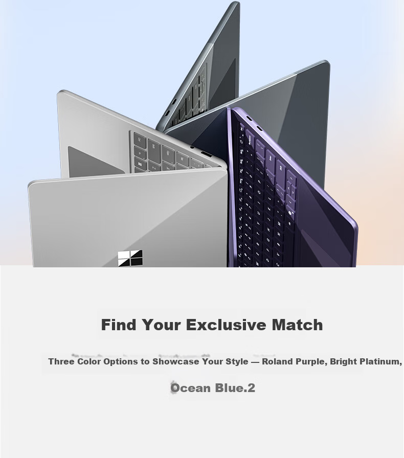 Microsoft Surface Laptop 13-inch Notebook Computer National Subsidy Touchscreen Lightweight AI+PC Snapdragon X Plus 16GB 256GB Platinum 10