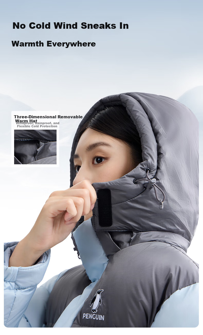 Penguin [Baby Edition] Camel Collaboration Thermal 2.0 Thickened Warm Down Jacket Puffer Coat M35CR28065 16