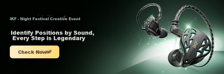 IKF Night Festival Wired In-Ear Gaming Headset FPS Dedicated Extended Gaming Earphones Type-C Fearless Contract Delta PC PUBG Mobile 1