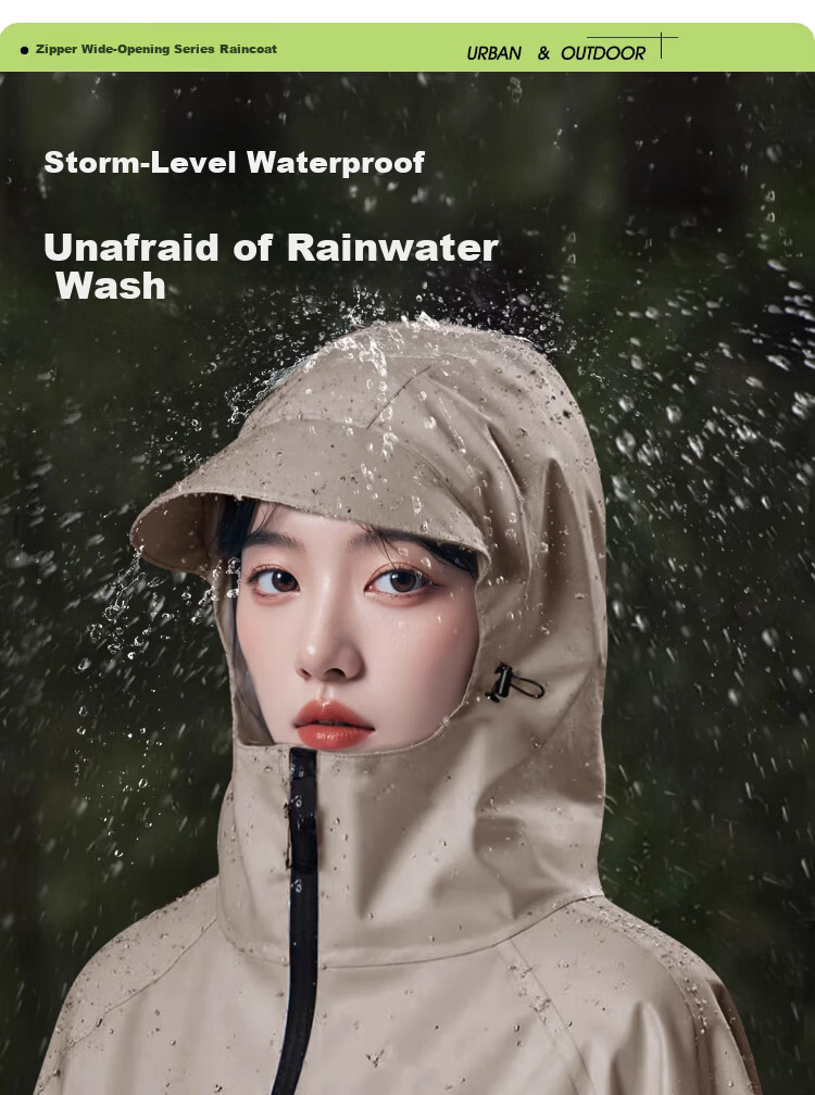 Feilinsman Electric Vehicle Raincoat Long Full-Body Thickened Enlarged Unisex Adult Motorcycle Electric Bike Rain Poncho 5