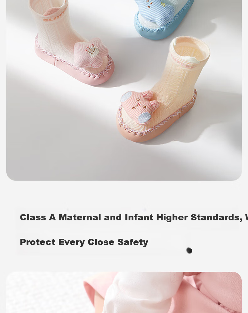 Shiyuejiejing Baby Shoes And Socks, Summer Toddler Walking Shoes And Socks, Non-Slip Floor Socks for Boys And Girls, All Seasons Socks for Infants 18