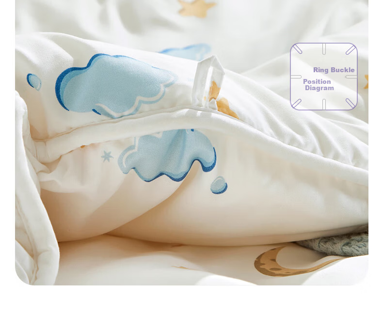 Luolaikids Quilt, Infant Class A Antibacterial Soybean Two-In Comforter, Kindergarten Quilt 150*215 15