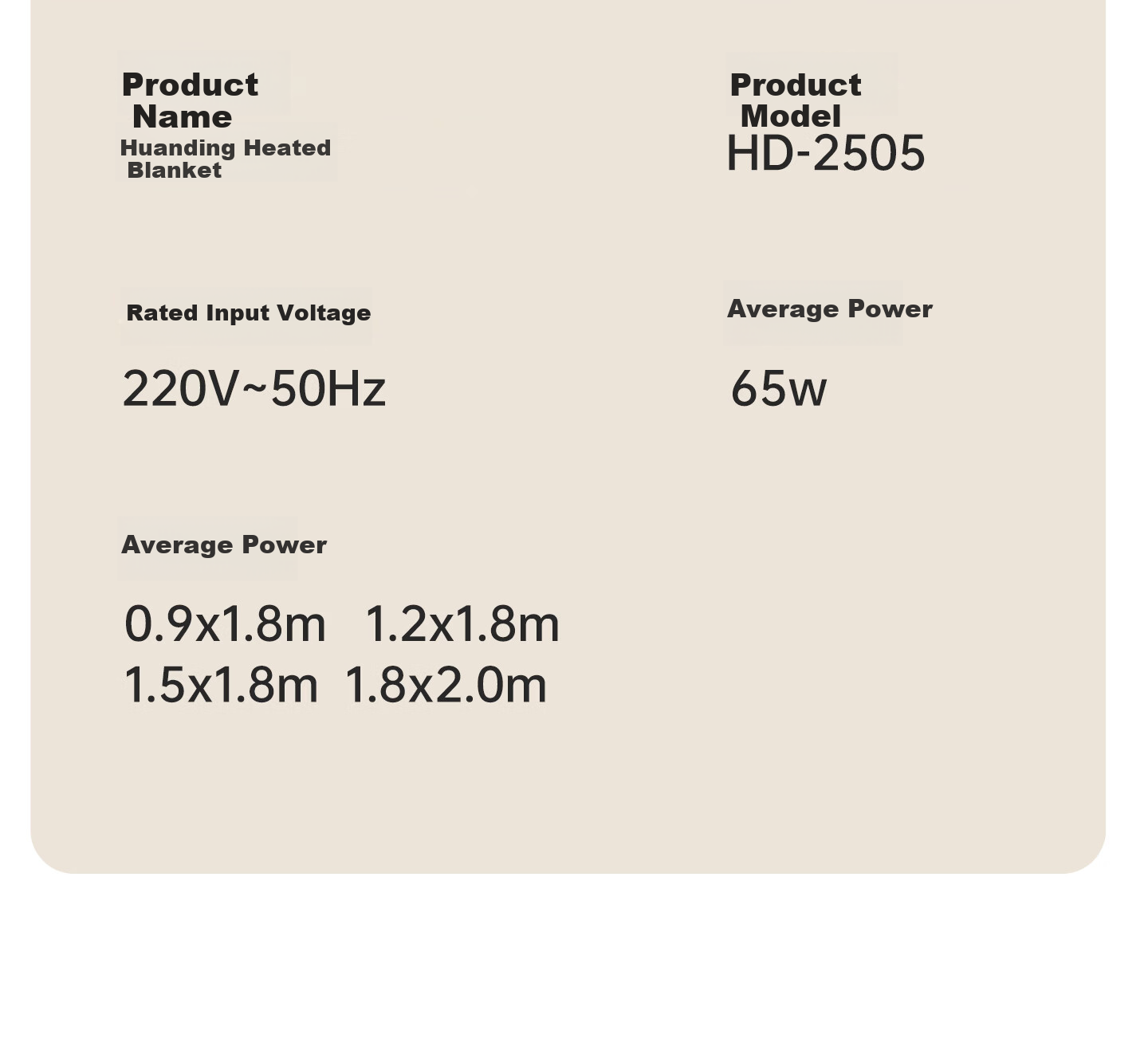 Huanding [Water Shortage Power Off] Water Heating Electric Blanket Water Heating Blanket Water Electric Mattress Compatible with Mijia APP 1.5*1.8m 47