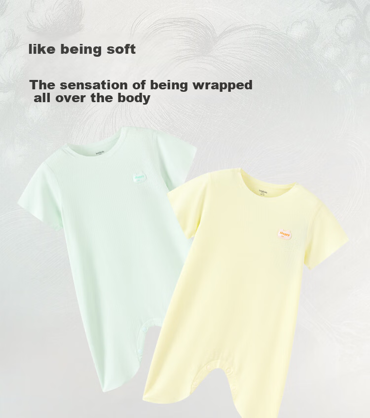 Balabala [balaOne] Baby Romper Infant Jumpsuit 2026 Soft Skin-friendly Comfortable Cute 4