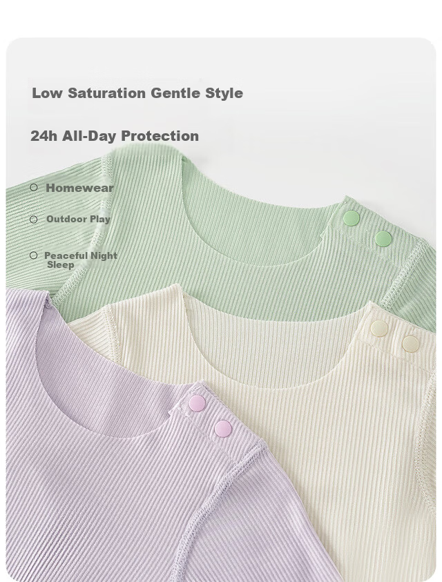 TONGTAI Baby Short Sleeve Bodysuit Summer Modal Infant Romper Seamless Jumpsuit Green 73cm 8