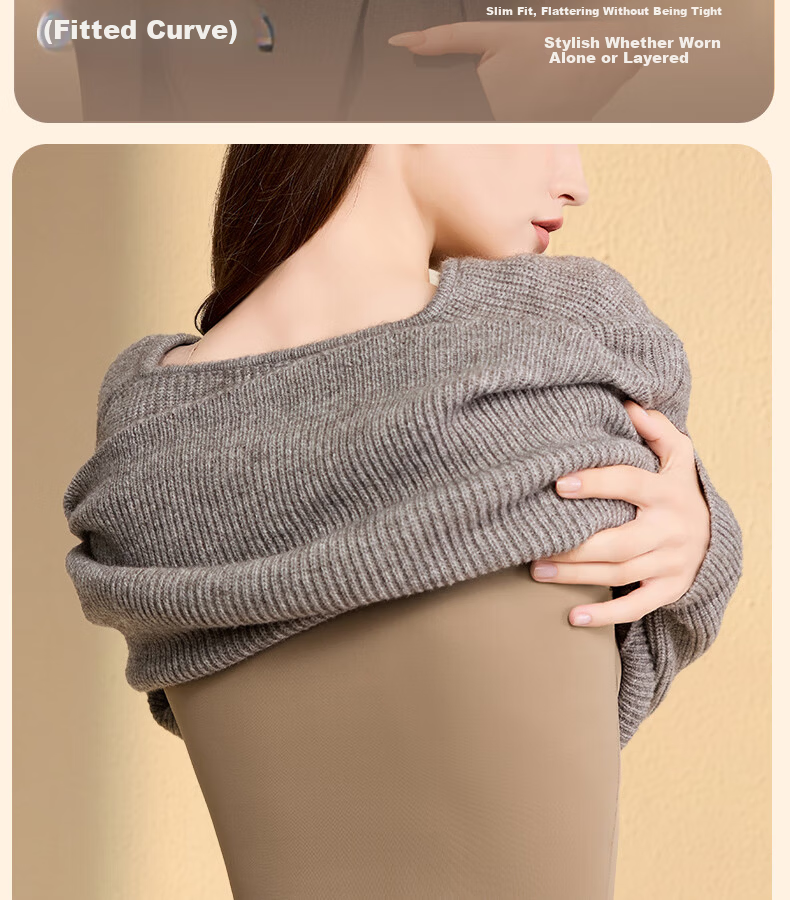 GRACEWELL Shaping Thermal Body Shaping Vest Abdomen Control Push-Up Bra-Free Brushed Anti-Static Mocha Brown M 15