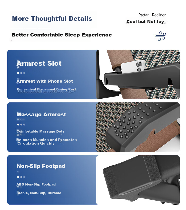 Wenna Folding Chair Bed, Office Nap Single Bed, Foldable Recliner, Portable Companion Bed, Thickened Cotton Pad 16