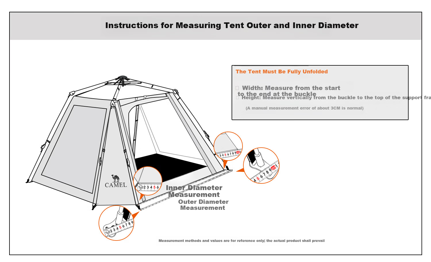 Camel Camping Tent Outdoor Foldable Portable Picnic Sunshade Canopy Octagonal Tent Full Camping Gear 12