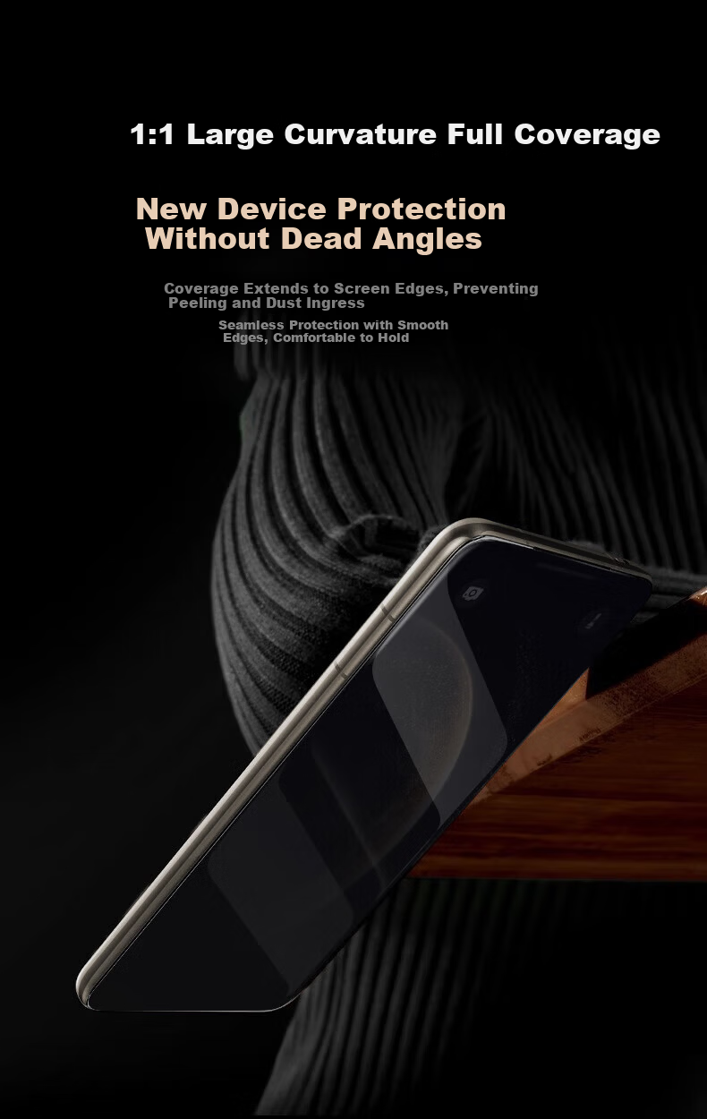 DIVI [One-Touch Adhesion] Privacy Screen Protector for Huawei Mate80/Mate80 Pro, Anti-Peeping, No Black Edges, Anti-Fingerprint, Non-Tempered Privacy Film, Bubble-Free Quick Application 14