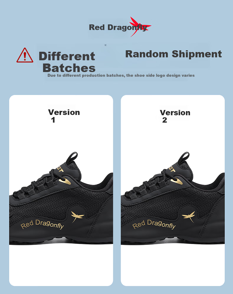 Red Dragonfly Women's Height Increasing Dad Sneakers with Thick Sole INS Trendy Casual Sports Shoes WXB342701 Black Size 41 6