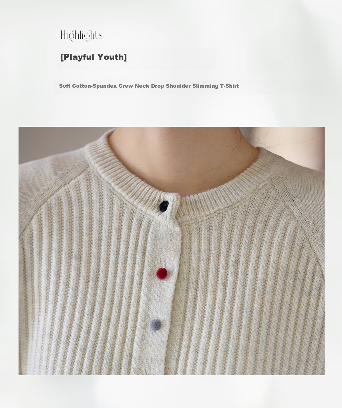 She Enjoy Knitted Cardigan Women Raglan Sleeve Sweater Jacket Red Versatile Knit Top Outerwear T53Z127 3