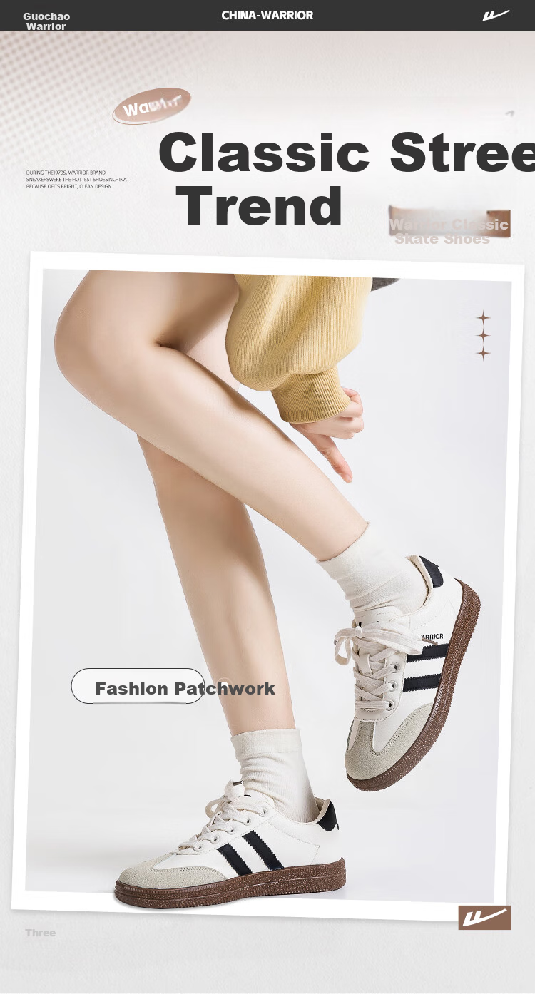 Warrior Official Women's Shoes 2026 New Summer Casual Sneakers for Women Simple Leisure Shoes White Gray Black Size 35 1