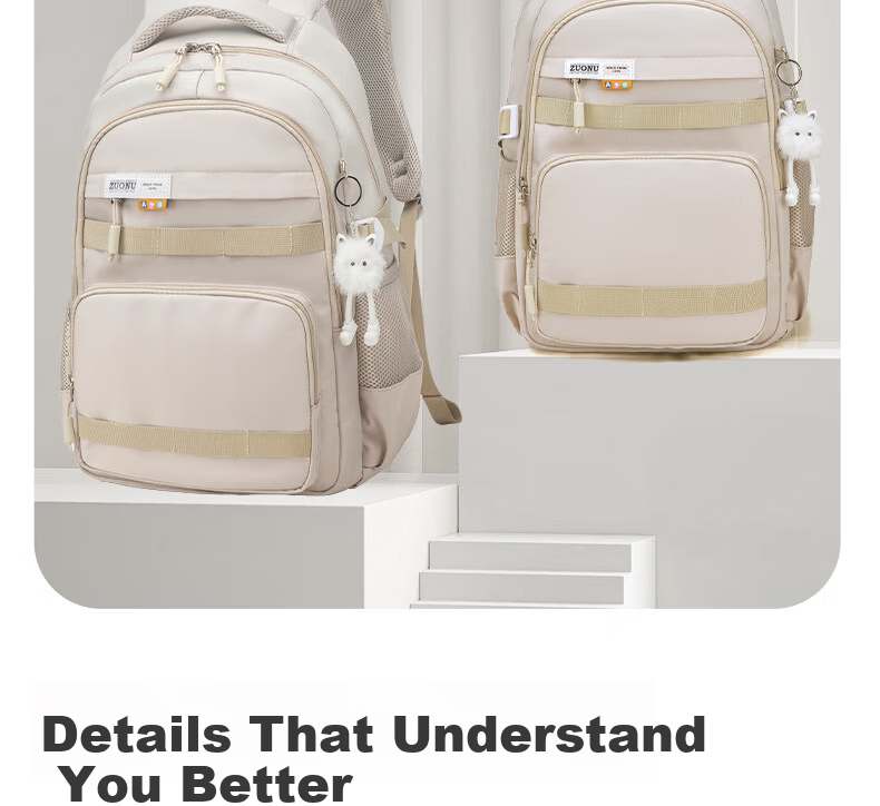 FUTURE STAR Large Capacity Lightweight Middle School Backpack Girls Ergonomic Casual Primary School Boys Shoulder Bag Mauve Pink 20