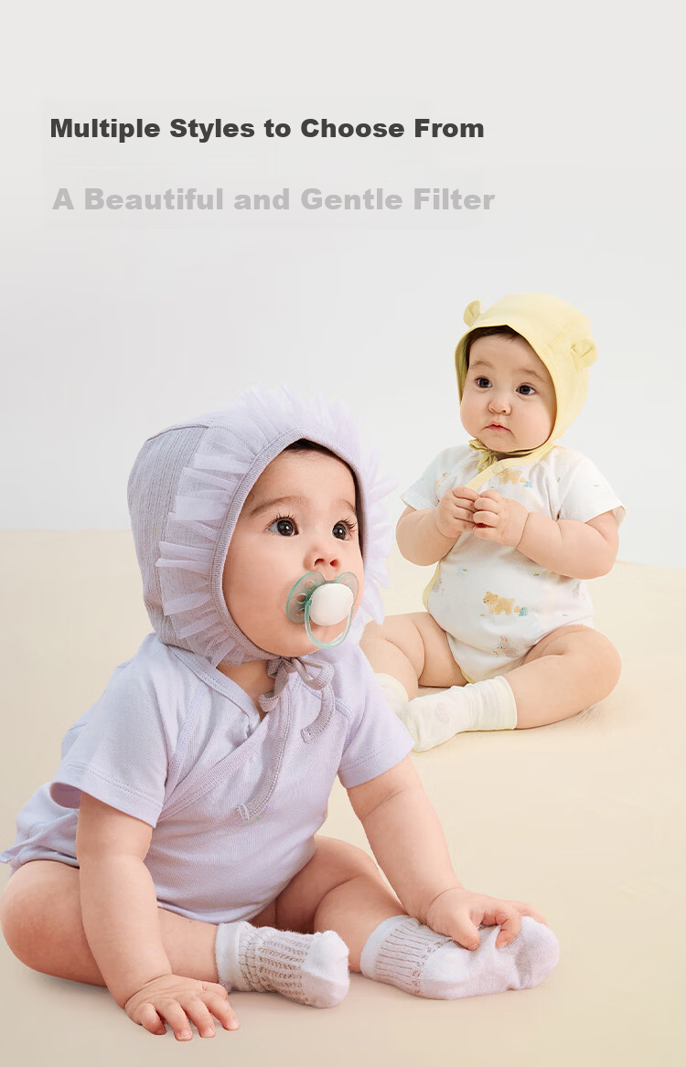 Balabala【balaOne】Kids Baby Triangle Shirt Romper 2026 Summer Two-Piece Set Fresh 7