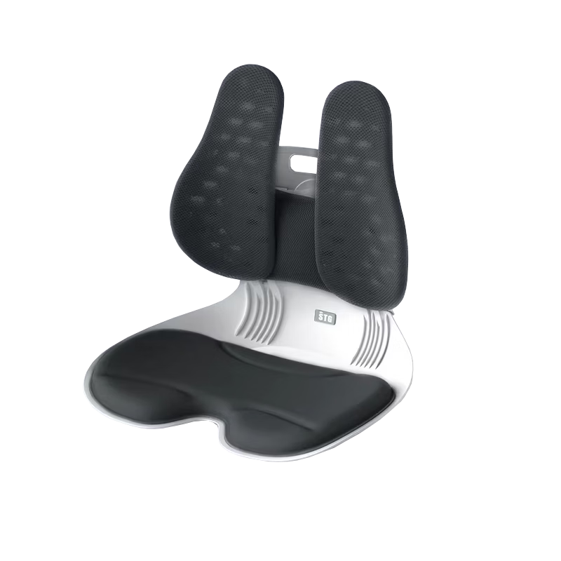 SITGOOD Lumbar Support Cushion Backrest Waist Pillow Posture Chair Cushion STG Seat Cushion Pillow Office Lumbar Support Black