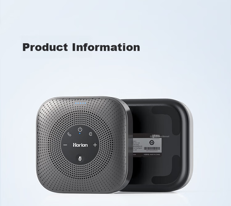 Horion Conference Omnidirectional Microphone, Video Conference Dedicated Desktop Video Conference Bluetooth Speaker All-In Pickup HM-5U (20-Meter Pickup Range, 8 Wired Units Can Be Cascaded) 9