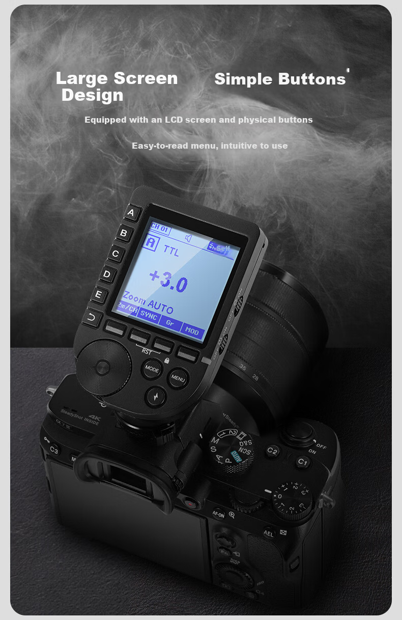 NEEWER QPRO-S Flash Wireless Trigger, QR Receiver, Hot Shoe Trigger, High-Speed Synchronous TTL/S1S2 Compatible with Sony Cameras 10