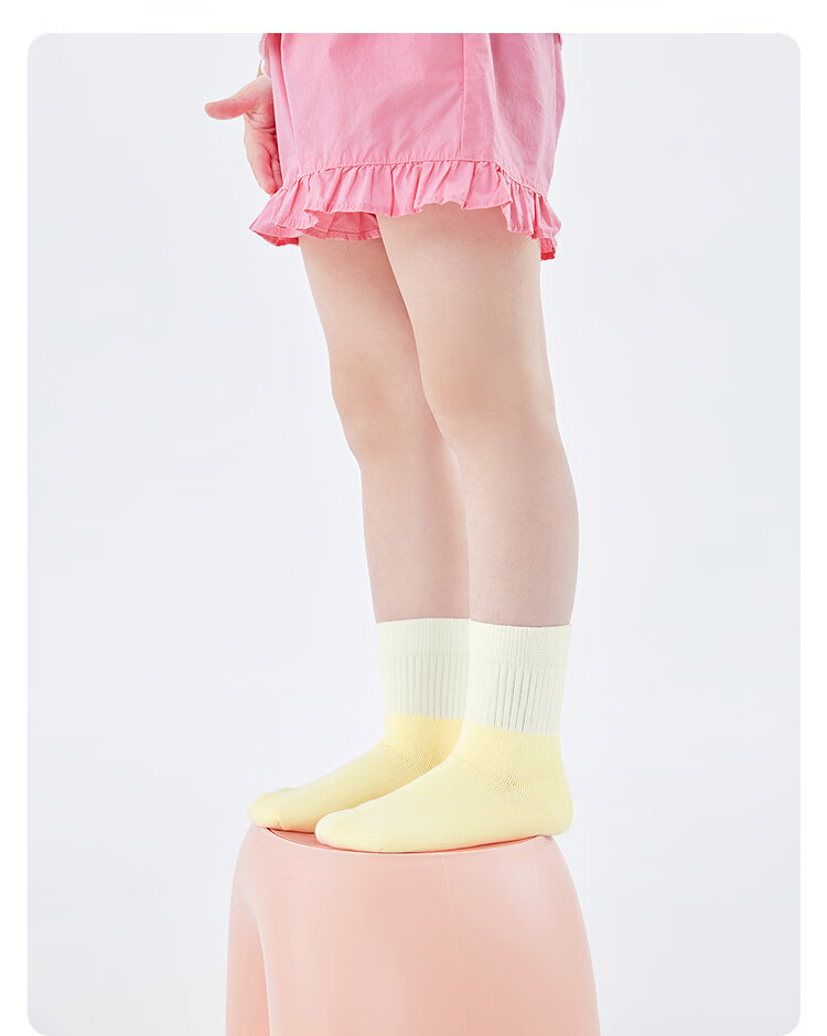 Balabala Baby Socks Summer New Mesh Breathable Children's Short Socks Boys Girls Cute Fun 5 Pairs Set 22