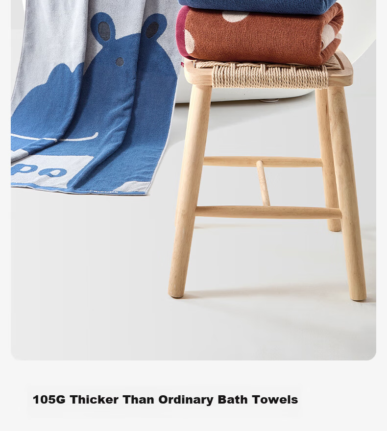 Grace Class A Bath Towel Xinjiang Cotton Pure Cotton Men's Large Thick Super Absorbent Bath Towel Brown 385g 6