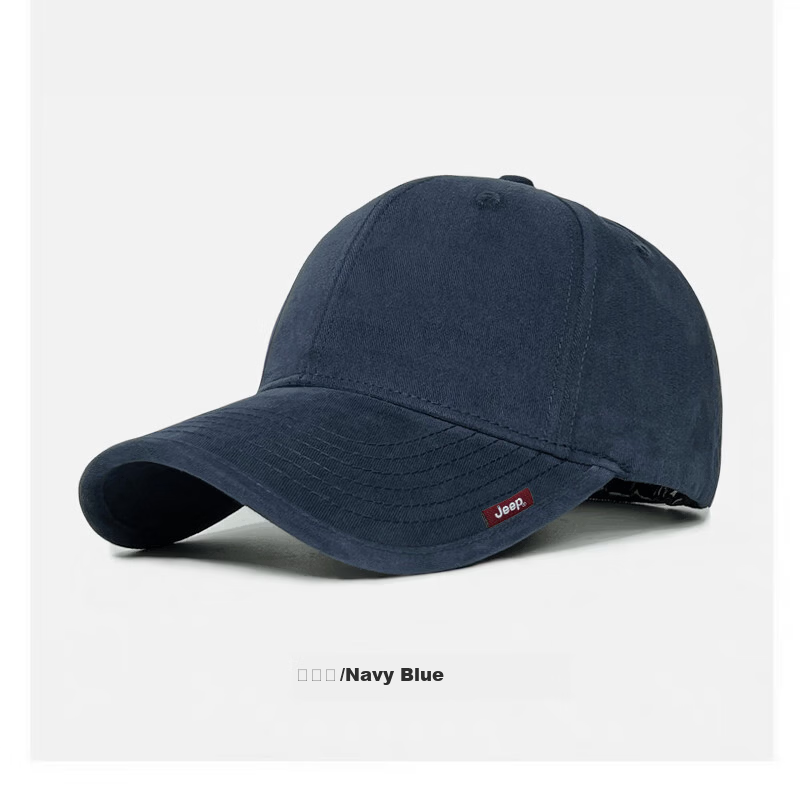 JEEP Men's Baseball Cap Versatile Four-Season Pure Cotton Adjustable Sunshade Hat Unisex Sun Protection Cap 6
