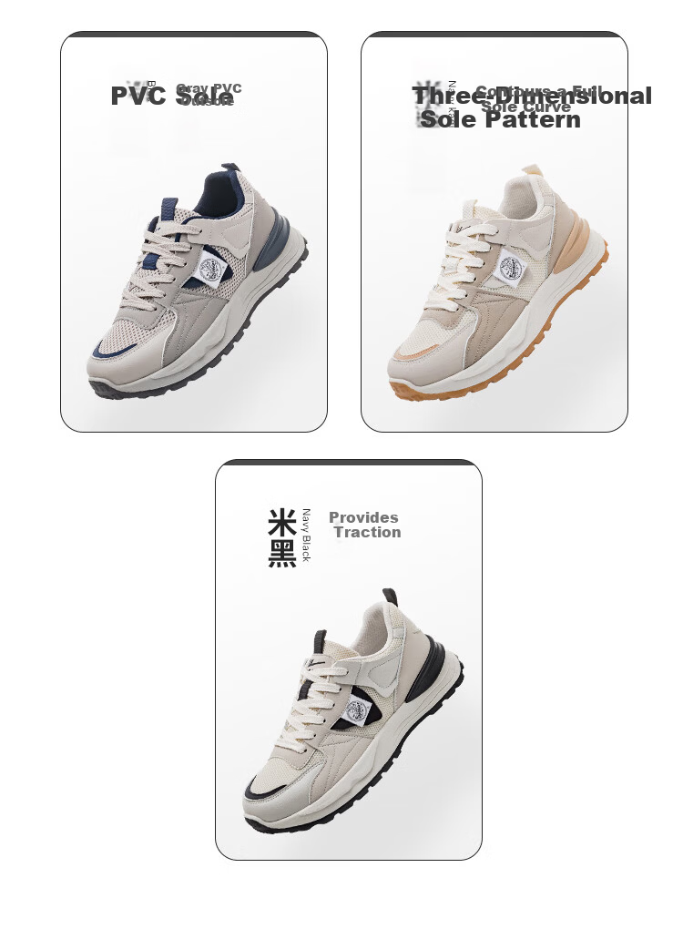 Warrior Women's Shoes 2026 Spring New Fashion Simple Versatile Casual Shoes Gray Blue Size 39 (245mm) 6