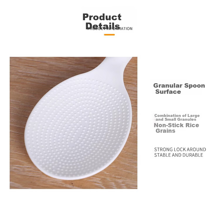 Danshi Zhiyuan Non-Stick Rice Scoop Household Standing Rice Paddle for Rice Cooker White 5
