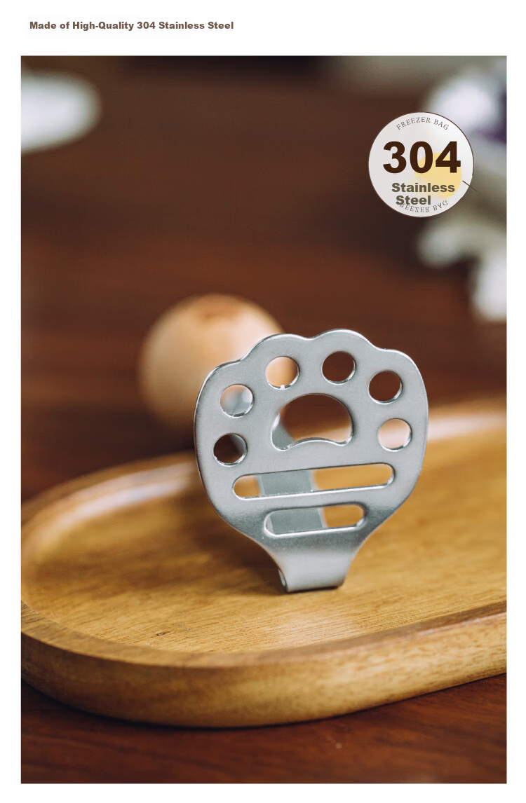 Shuke Bear Standable Potato Masher Stainless Steel Baby Food Tool Spoon Crushing Press Mashing Gadget 2