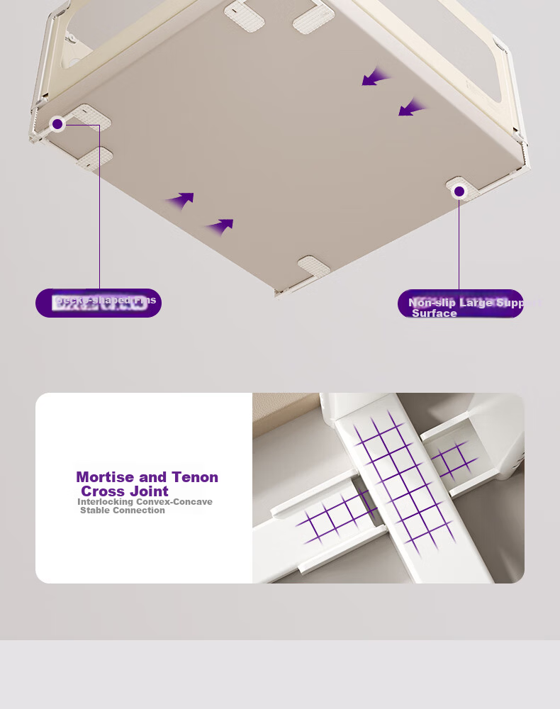 Philips Avent Baby Bed Rail Seamless Fence Bed Guardrail Baby Bedside Anti-Fall Connector Anti-Pinch Anti-Drop 1.5M 10