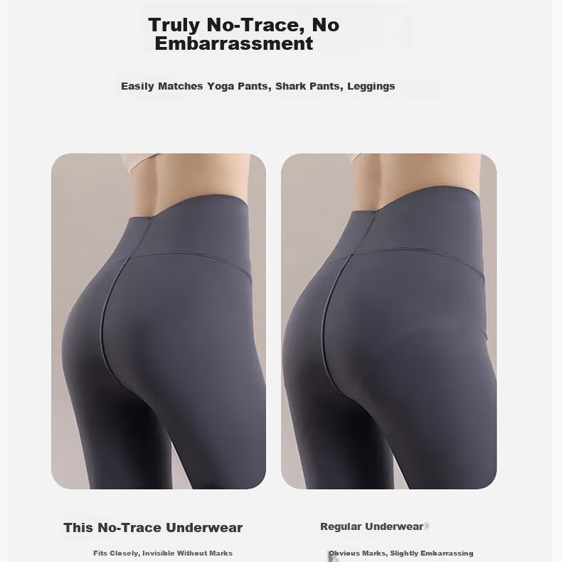 Yuzhaolin Women's Ice Silk 10A Antibacterial Seamless Cooling Quick-Dry Breathable Comfortable Girl's Triangle Underwear M 14