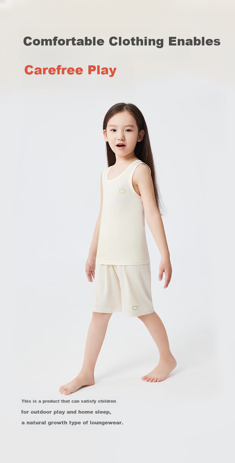 Potatokids Modal Kids Sleeveless Vest Summer 5
