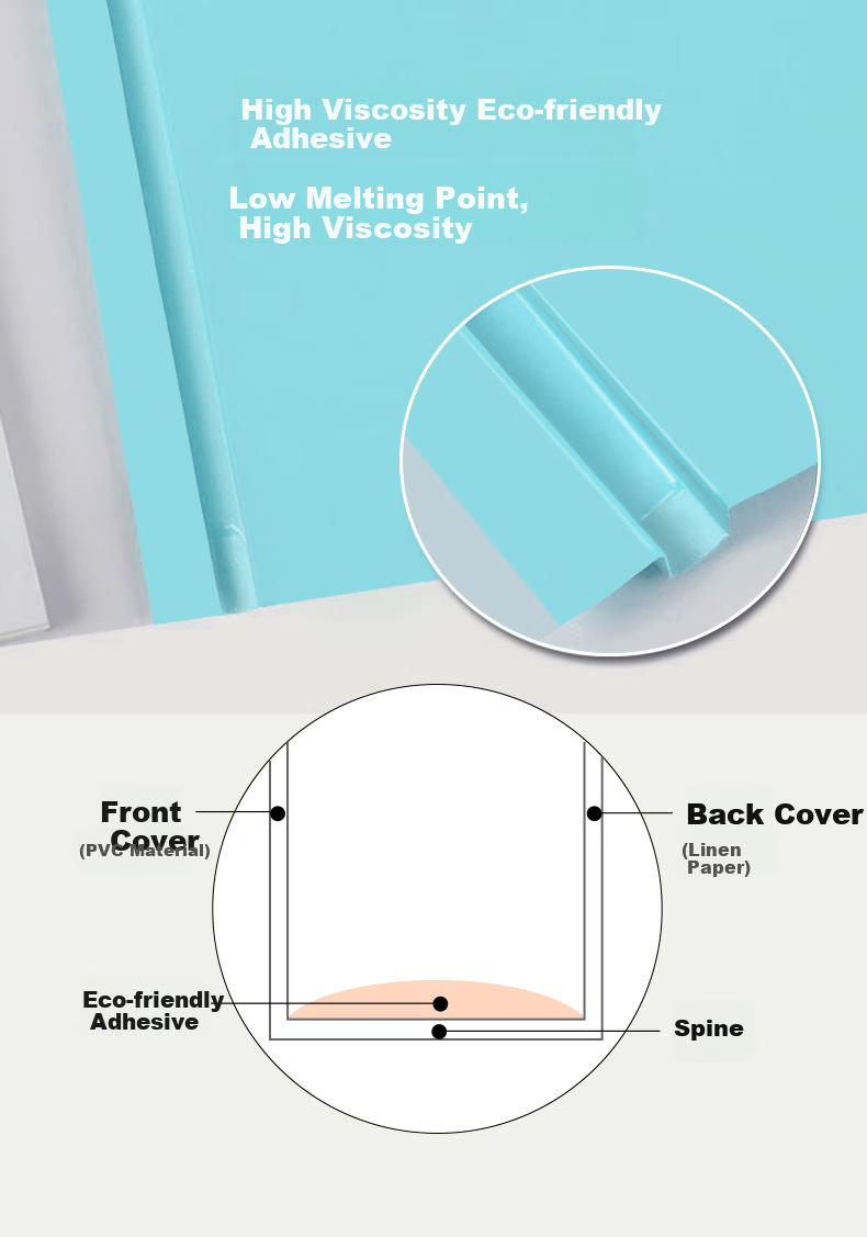 GOLDEN Hot Melt Binding Covers Paper Hot Melt Binding Machine Covers A4/18mm White (10 Pack) 5