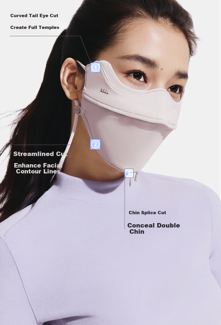Beneunder Winter Men's Cold-Resistant Warm Mask Cycling Windproof Face Mask Women's Sun Protection High-Quality Fleece Warm Mask 19