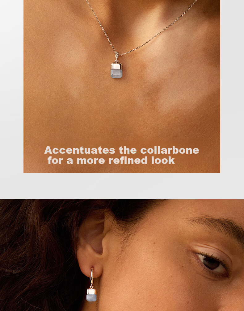 HEFANG Lucky Sugar Cube Clavicle Necklace Jewelry Birthday Gift [520 Valentine's Day Gift] for Girlfriend 9