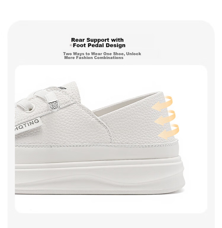 Red Dragonfly Women's Fashion Casual Slip-On Classic White Sneakers WPB14032 Beige Size 36 6