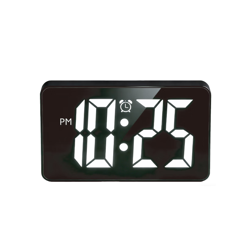 Deli Electronic Alarm Clock Backlight Large Bell Smart Home Student Multifunctional Large Screen Bedside Clock LE121 Gift Back-to-School Essential