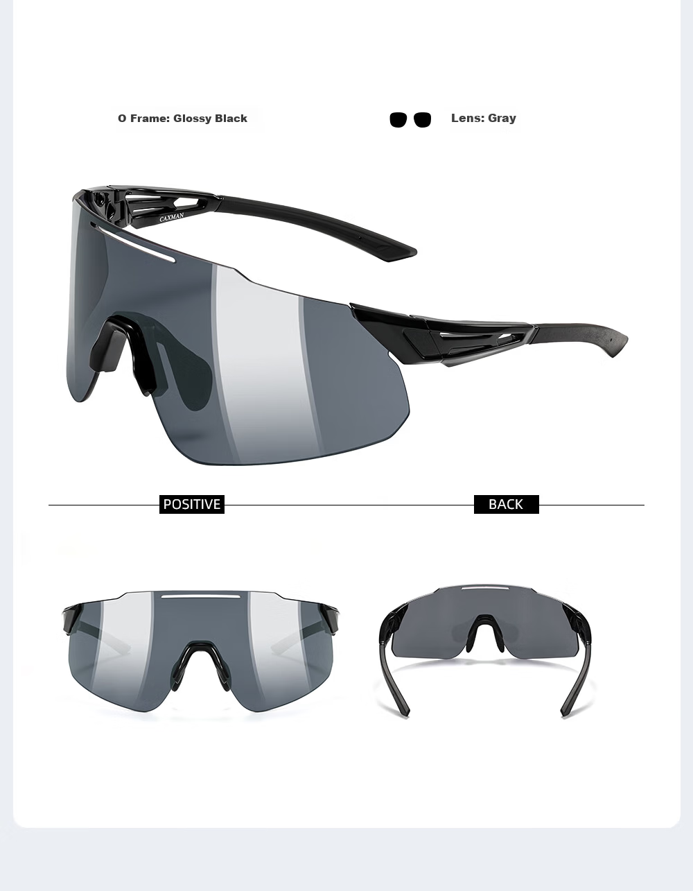 Cashman Sports Running Glasses Marathon Unisex UV Protection Outdoor Hiking Mountaineering Sunglasses 8