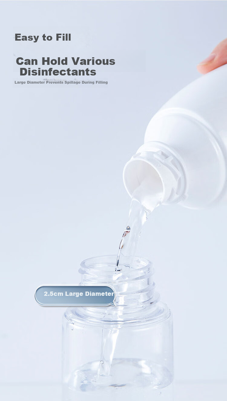LiQing High Pressure Spray Bottle 300ml Large Capacity Ultra Fine Mist Refillable Bottle Cosmetic Hydrating Empty Alcohol Spray Bottle 9