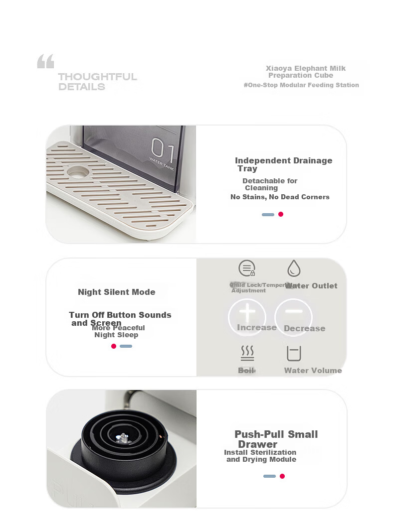 Xiaoyaxiang Thermostatic Kettle Baby Milk Frother Quantitative Water Dispenser Household Milk Mixer Shaker Integrated Machine Smart Shake Version 15
