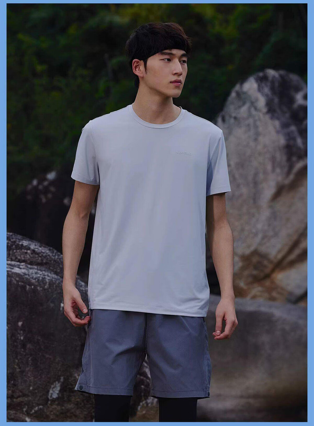 TOREAD Quick-Dry T-Shirt 26 Spring Summer New Couple Breathable Short Sleeve Sun Protection Round Neck Stretch Sports Top TAJJBO81754 26