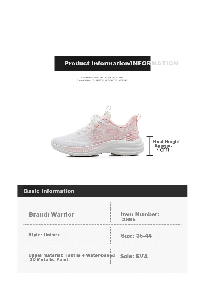 Warrior Official Women's Sports Shoes 2026 Summer New Trend Lightweight Breathable Casual Shoes White Black Purple Size 37 4
