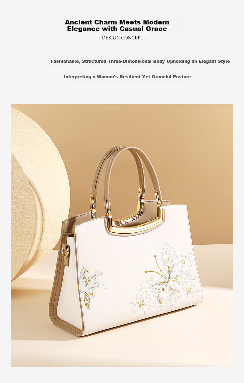 TUCANO Women's 2026 Cowhide Shoulder Bag Chinese Style Embroidery New Chinese Crossbody Handbag Mother's Day Birthday Gift 4