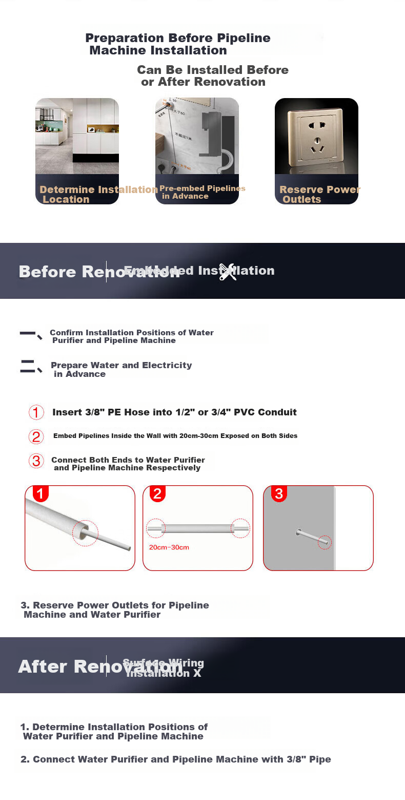 Midea Wall-Mounted Pipeline Household Water Purifier and Dispenser 3-Second Instant Heating Smart Touch Quantitative Water Output Full Flow Matching MG245-R 3