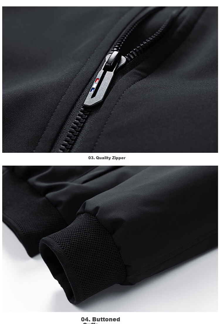 Pierre Cardin Lightweight Down Jacket Men Autumn Winter Trendy Baseball Collar Coat Men's Warm Jacket Light Gray Green 3XL 10