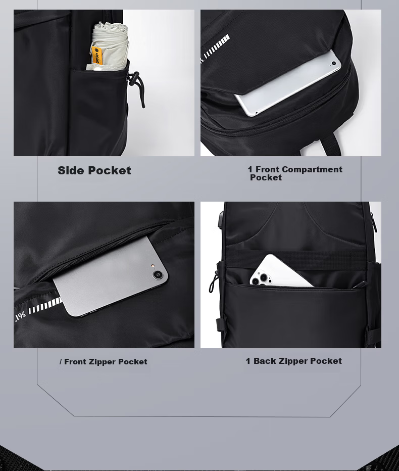 361° Backpack Men's Business Laptop Bag Large Capacity Water-Resistant Commuter Travel Student Backpack 7