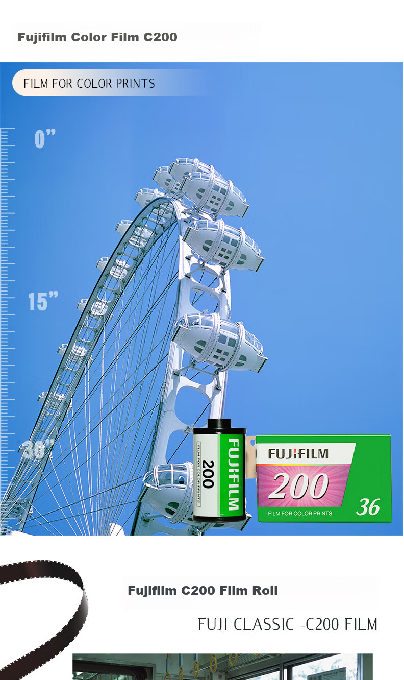 FUJIFILM FUJI CLASSIC-C200 135 Color Film 200 ISO 1