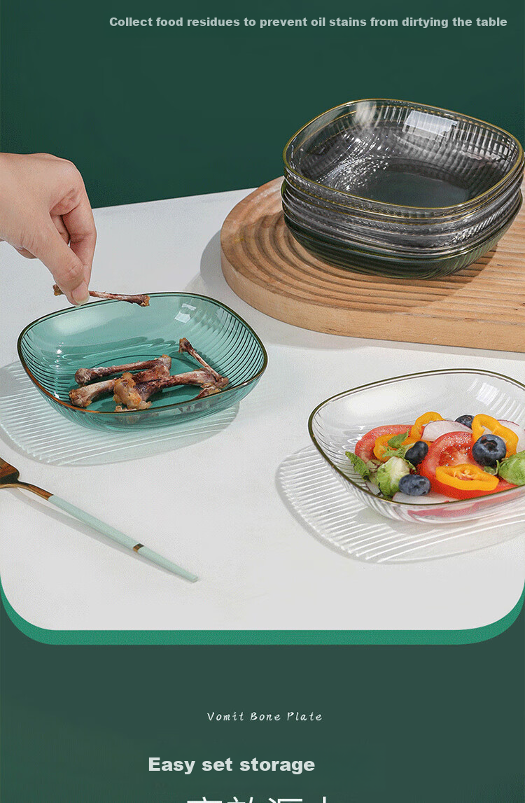 Dipuer 304 Stainless Steel Dipping Sauce Dish, Japanese And Korean Hot Pot Seasoning Dish, Korean Barbecue Dipping Sauce Plate, Stainless Steel Dish with Three Compartments 6
