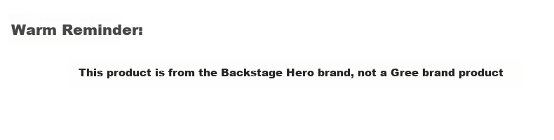 Behind the Scenes Hero Compatible with Gree Air Conditioner Remote Control for Wall-mounted, Cabinet, Central, and Ceiling Air Conditioners with Battery Included 1