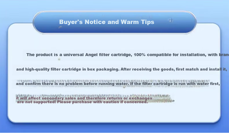 Zuanxin Compatible with Angel Water Purifier Filter Cartridge Universal Zhao Filter Cartridge J2730-ROB60d/J2865-ROB75 J2865-ROB75 [Zhao 500G - Complete Set of Three] 2