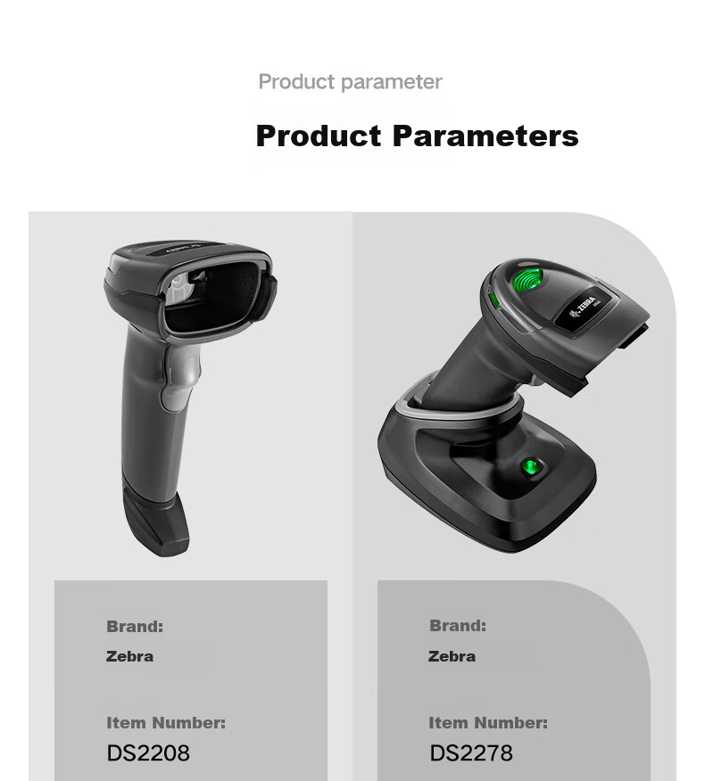 ZEBRA ZEBRA LI4278 Handheld 1D Wireless Barcode Scanner Gun 3