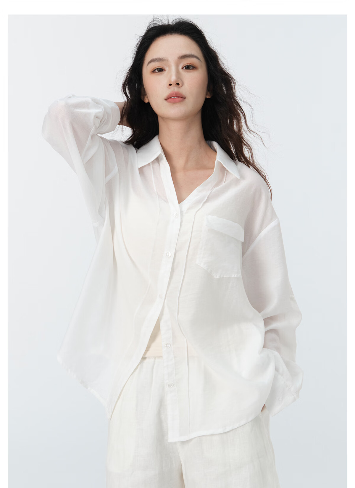 RA&RN RARN/Love Like You Lightweight Lapel Lyocell Shirt 19